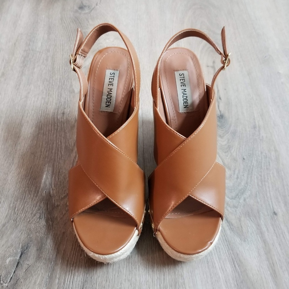 Steve Madden Elinna Espadrille Wedge Studded 10 - Picture 4 of 8